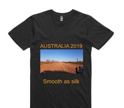 Custom AS Colour 100% Cotton Black T-Shirt