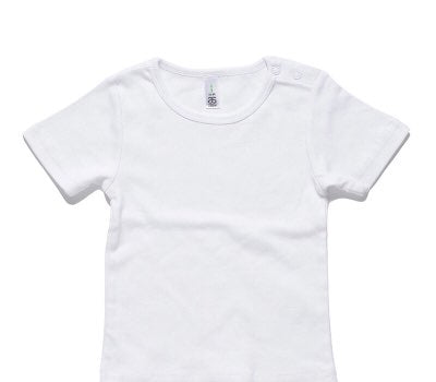 Custom AS Colour White Baby T-Shirt