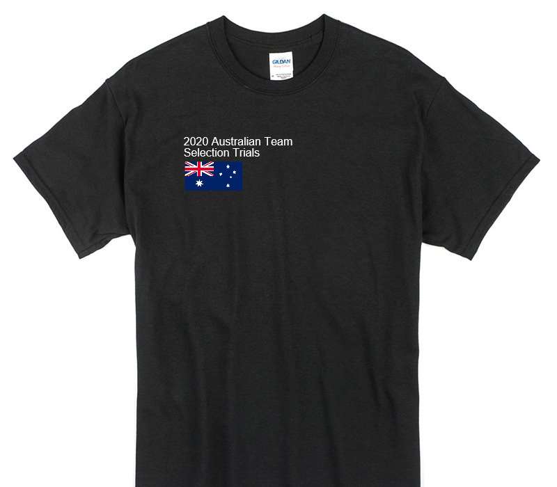 Custom Gildan 100% Cotton Black T-Shirt