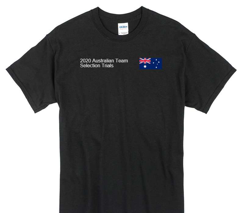 Custom Gildan 100% Cotton Black T-Shirt