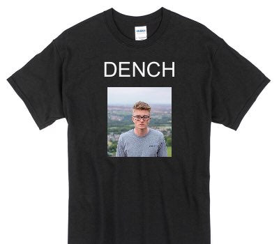Custom Gildan 100% Cotton Black T-Shirt