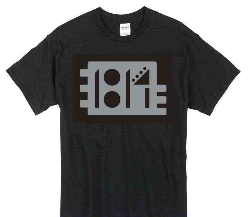 Custom Gildan 100% Cotton Black T-Shirt