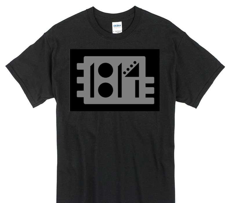 Custom Gildan 100% Cotton Black T-Shirt