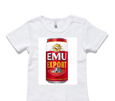Custom AS Colour White Baby T-Shirt