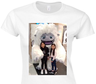 Custom Womens Soft Style 100% Cotton White T-Shirt