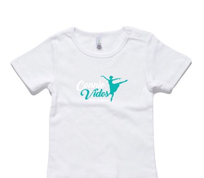 Custom AS Colour White Baby T-Shirt