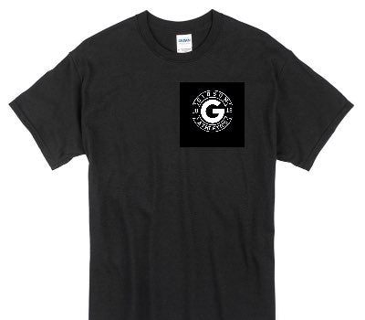 Custom Gildan 100% Cotton Black T-Shirt