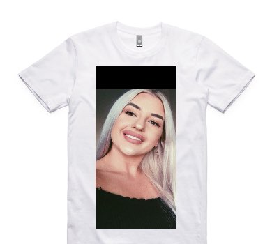 Custom AS Colour 100% Cotton White T-Shirt