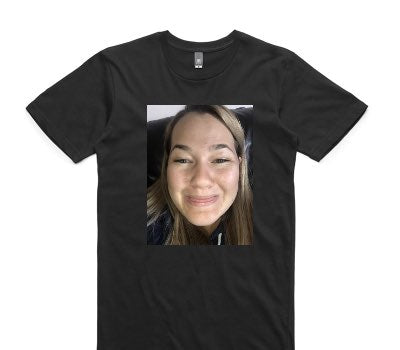 Custom AS Colour 100% Cotton Black T-Shirt