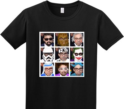 Custom Adult Soft Style 100% Cotton Black T-Shirt