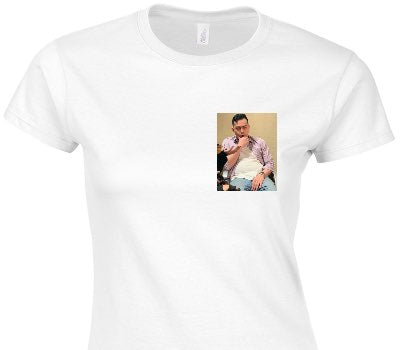 Custom Womens Soft Style 100% Cotton White T-Shirt