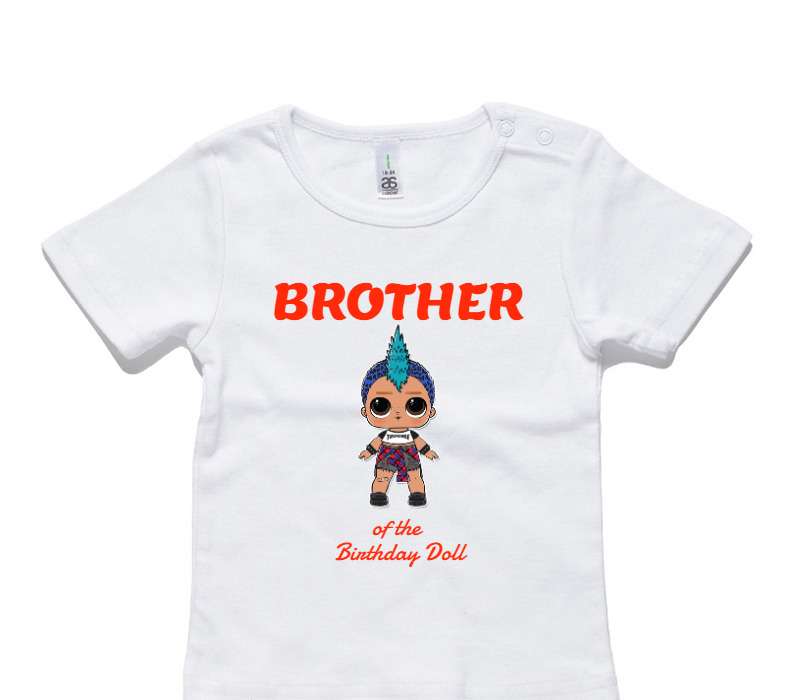 Custom AS Colour White Baby T-Shirt