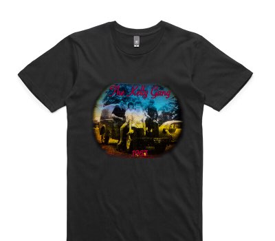 Custom AS Colour 100% Cotton Black T-Shirt
