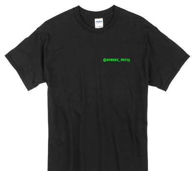 Custom Gildan 100% Cotton Black T-Shirt