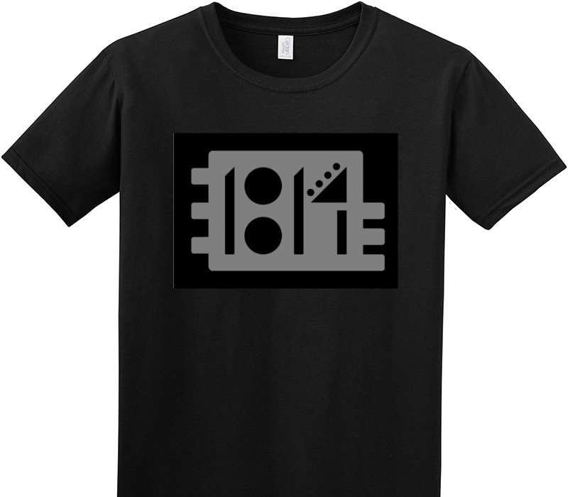 Custom Adult Soft Style 100% Cotton Black T-Shirt