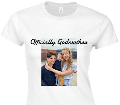 Custom Womens Soft Style 100% Cotton White T-Shirt