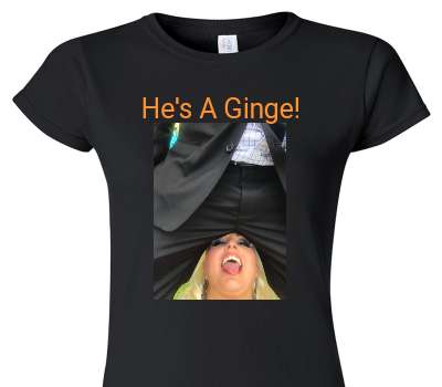 Custom Womens Soft Style 100% Cotton Black T-Shirt