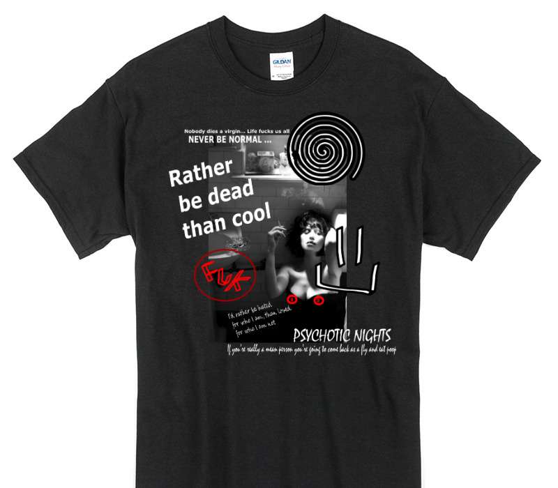 Custom Gildan 100% Cotton Black T-Shirt