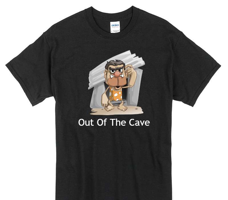 Custom Gildan 100% Cotton Black T-Shirt