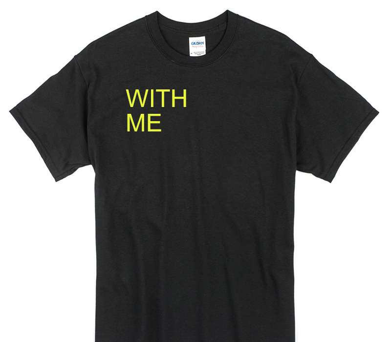 Custom Gildan 100% Cotton Black T-Shirt