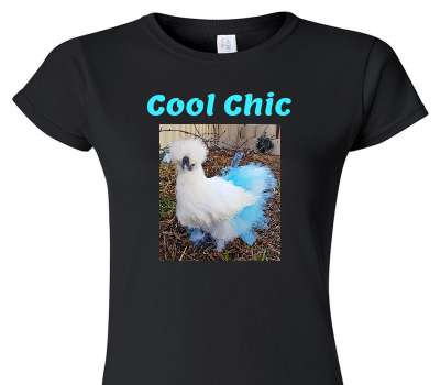 Custom Womens Soft Style 100% Cotton Black T-Shirt