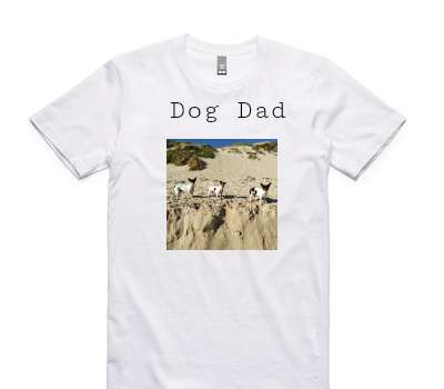 Custom AS Colour 100% Cotton White T-Shirt