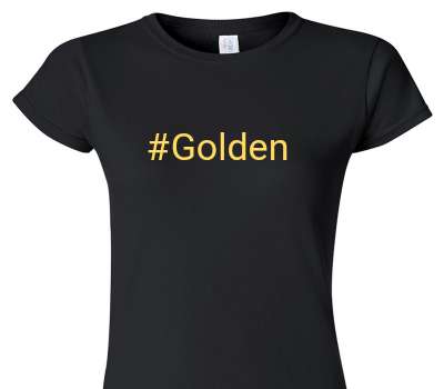 Custom Womens Soft Style 100% Cotton Black T-Shirt