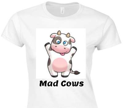 Custom Womens Soft Style 100% Cotton White T-Shirt