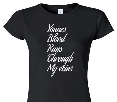 Custom Womens Soft Style 100% Cotton Black T-Shirt