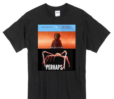 Custom Gildan 100% Cotton Black T-Shirt