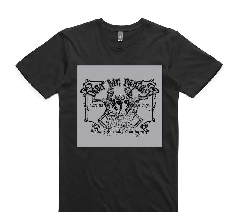 Custom AS Colour 100% Cotton Black T-Shirt