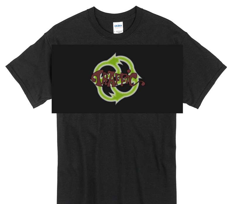 Custom Gildan 100% Cotton Black T-Shirt