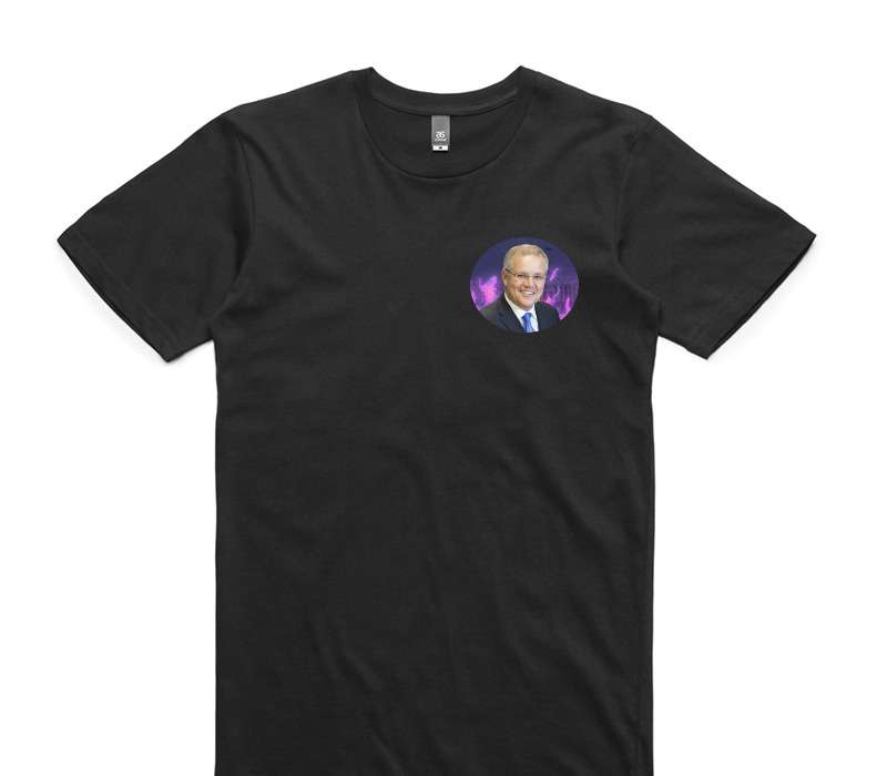 Custom AS Colour 100% Cotton Black T-Shirt