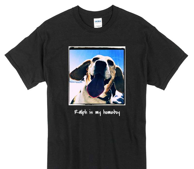 Custom Gildan 100% Cotton Black T-Shirt
