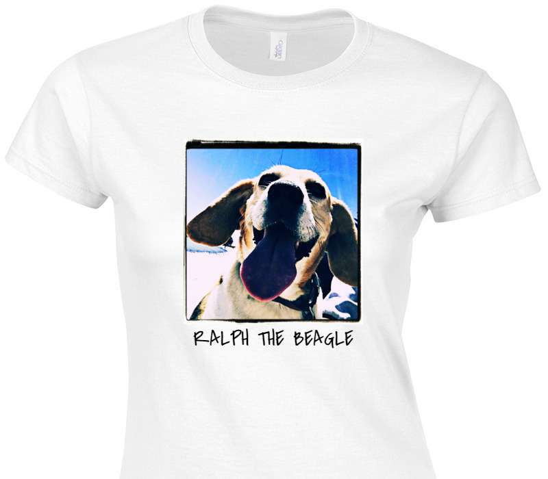 Custom Womens Soft Style 100% Cotton White T-Shirt