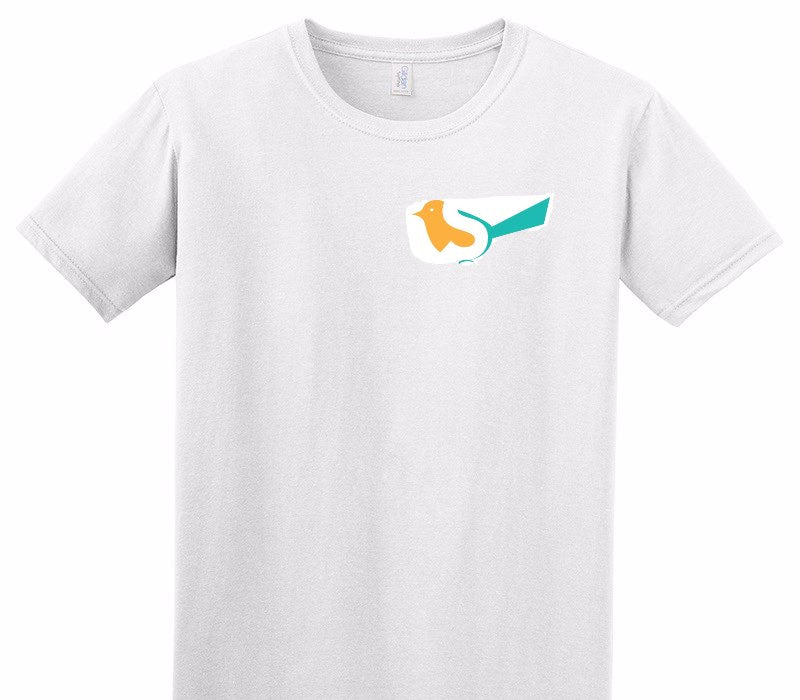 Custom Adult Soft Style 100% Cotton White T-Shirt
