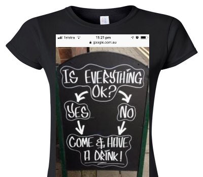 Custom Womens Soft Style 100% Cotton Black T-Shirt