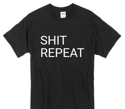 Custom Gildan 100% Cotton Black T-Shirt