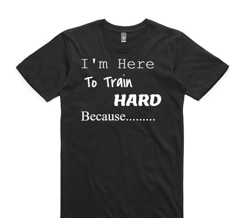 Custom AS Colour 100% Cotton Black T-Shirt