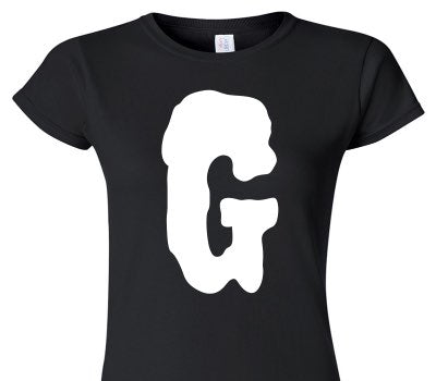 Custom Womens Soft Style 100% Cotton Black T-Shirt