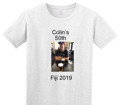 Custom Adult Soft Style 100% Cotton White T-Shirt
