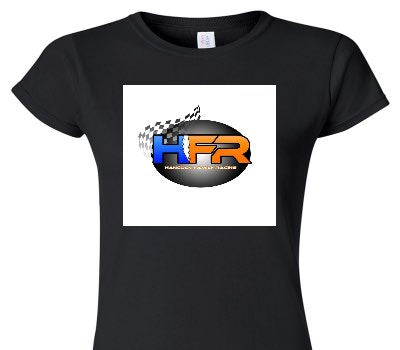 Custom Womens Soft Style 100% Cotton Black T-Shirt