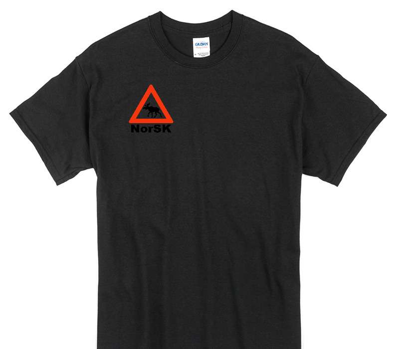 Custom Gildan 100% Cotton Black T-Shirt