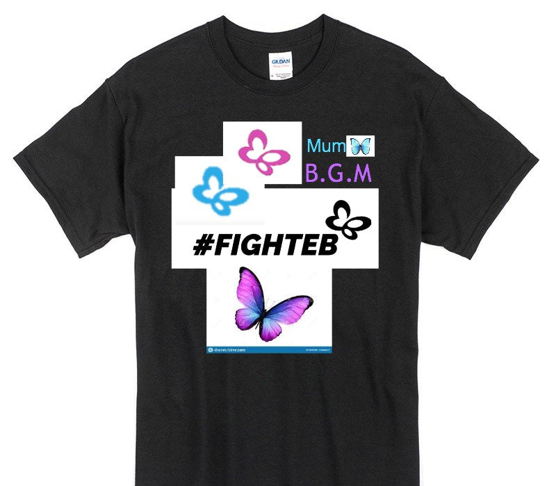 Custom Gildan 100% Cotton Black T-Shirt