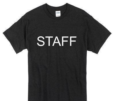 Custom Gildan 100% Cotton Black T-Shirt