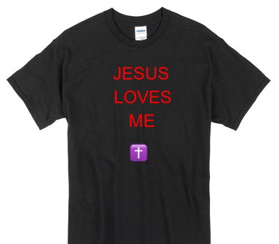 Custom Gildan 100% Cotton Black T-Shirt