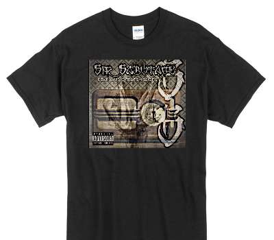 Custom Gildan 100% Cotton Black T-Shirt