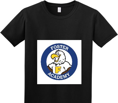 Custom Adult Soft Style 100% Cotton Black T-Shirt