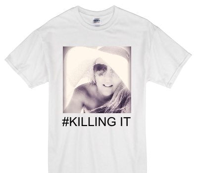 Custom Gildan 100% Cotton White T-Shirt
