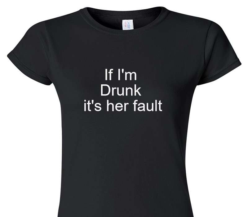 Custom Womens Soft Style 100% Cotton Black T-Shirt